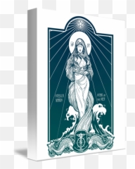 Star Of The Sea By Lawrence Klimecki - Stella Maris Maria png