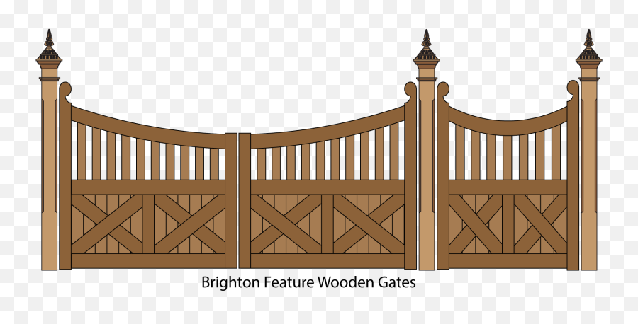 Fencing Clipart Tall Fence Transparent - House Gate Images Png,Wooden Fence Png