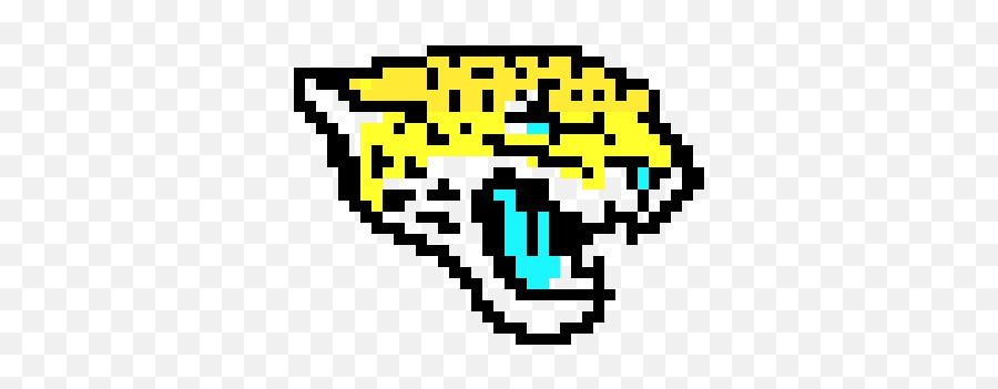 Jacksonville Jaguars Pixel Art Maker - Jacksonville Jaguars Pixel Art Png,Jaguars Logo Png