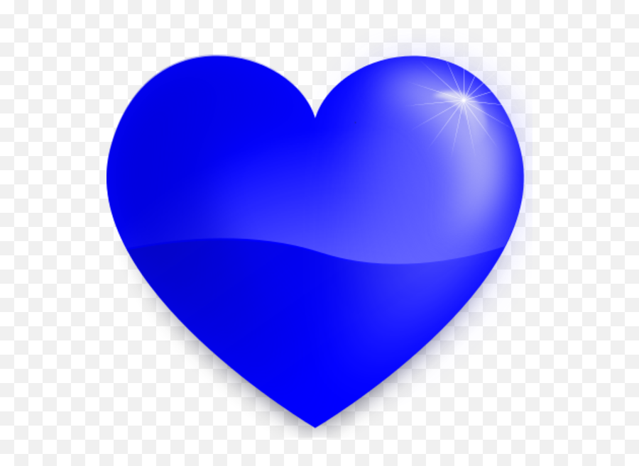 Blue Heart Clipart - Blue Colour Heart Images Download Png,Blue Heart Png