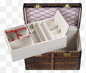Louis Vuitton Rayée Steamer Trunk - Wood Png,Louis Vuitton Png