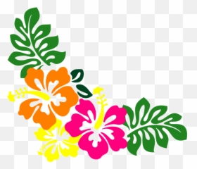 Moana Clipart Tropical Flower - Hibiscus Clip Art Png,Moana Clipart Png