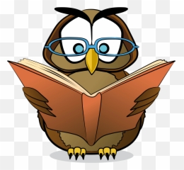 Reading Transparent Owl Picture 1162418 - Owl Cartoon Png,Owl Transparent