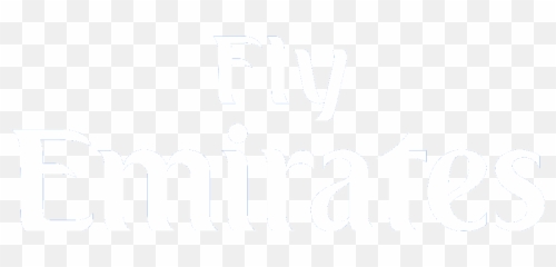 Fly Emirates White Logo Transparent - Drawing png