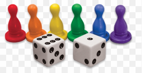 Fossil Find Domino Dinosaur Board Game - Dice png