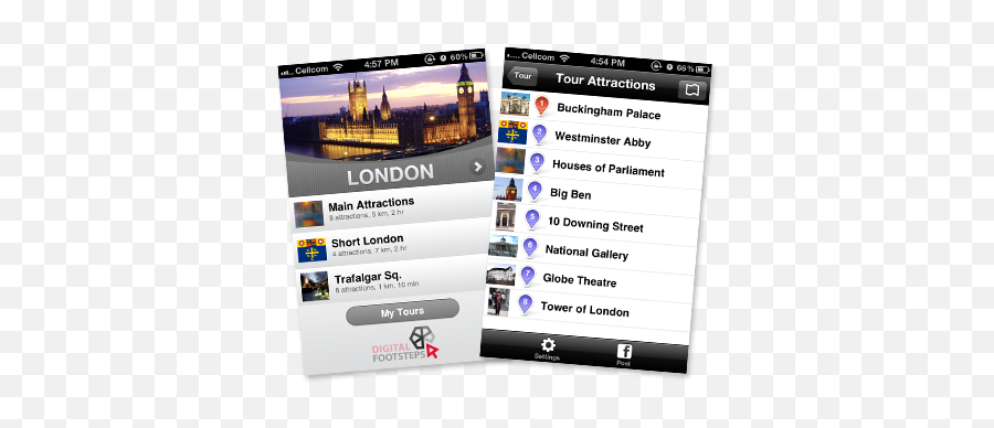 Apps For Tourism U0026 Rich Media Applicationsdigital Footsteps - Swindon London Png,Footstep Png