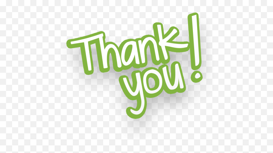 Free Thank You Png Transparent - Transparent Thank You Green,You Png