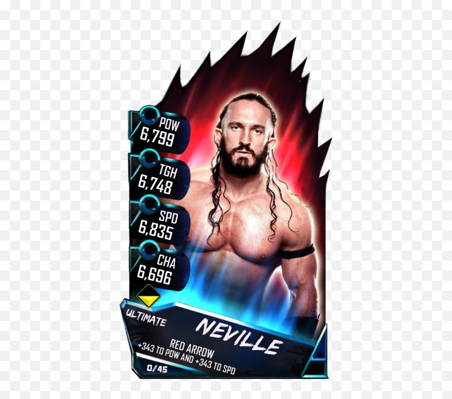 Neville - Wwe Supercard Season 1 Debut Wwe Supercard Wwe Supercard Portrait Pack Png,Neville Png