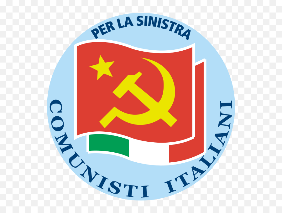 Logos Of Communist Parties - Party Of Italian Communists Png,Communist Logos