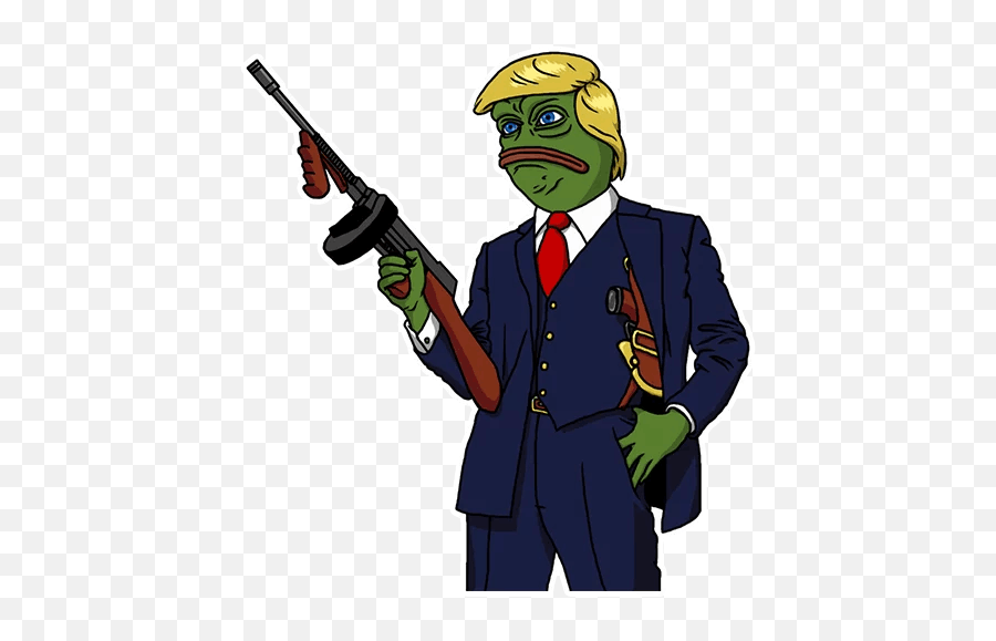 Download Shirt Pepe Profession Frog Tshirt The Cartoon Hq - Gangster Pepe The Frog Png,Pepe The Frog Transparent Background