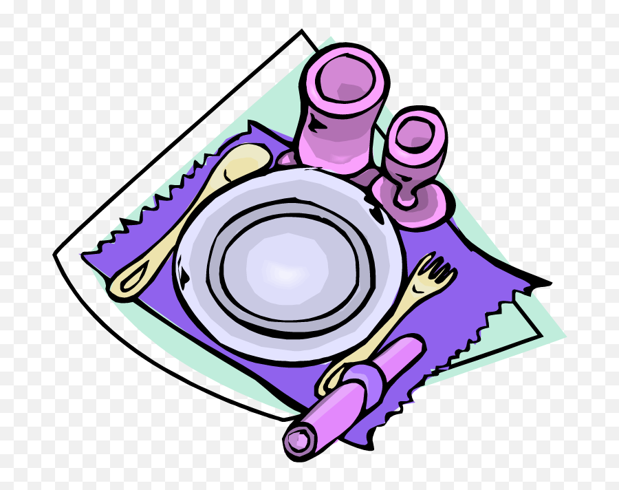 Setting Png Library Stocks Files - Table Setting Plate Clip Art,Dinner Table Png