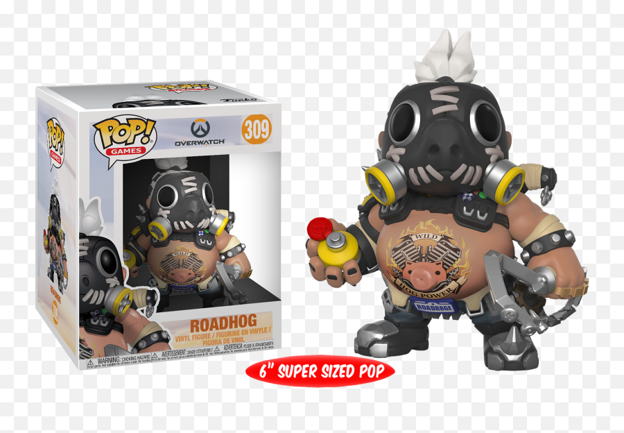 Overwatch Funko Pop Roadhog Png Image - Figurine Pop Overwatch Chopper,Roadhog Png