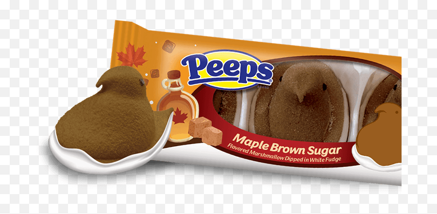 Maple Brown Sugar Peeps - Mike And Ike Brown Peep Marshmallow Png,Peeps Png