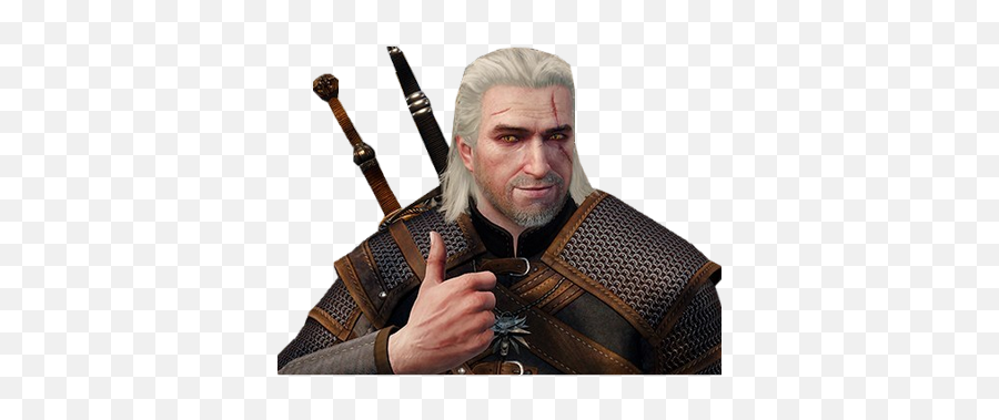 Geralt De Riv Png 3 Image - Geralt Thumbs Up Png,Geralt Png