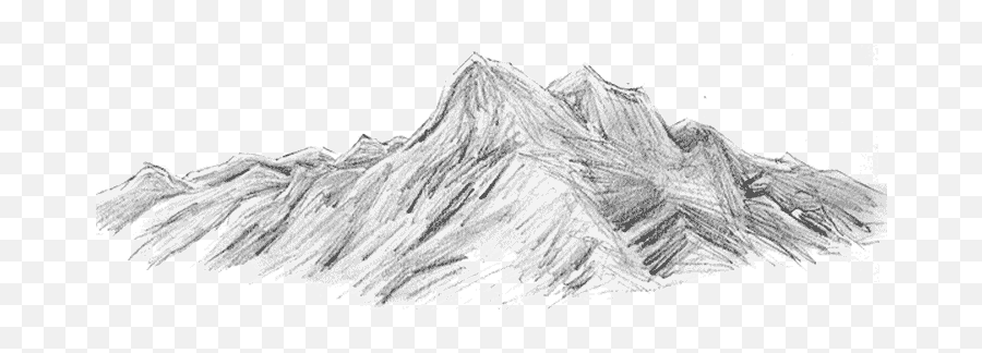 Download Hd Collection Of Free Mountains Plain - Mountains Sketch Png,Mountain Range Png