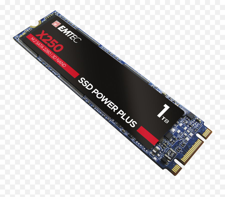 X250 M2 Sata Ssd Power Plus Emtec - Crucial Mx500 1tb M 2 2280 Png,D Png