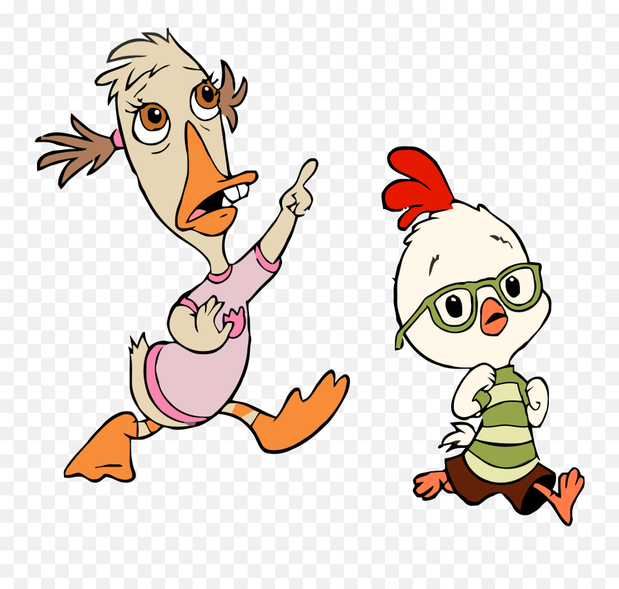 Abby Mallard Look Clipart Png - Chicken Little Disney Chicken Clipart,Chicken Little Png