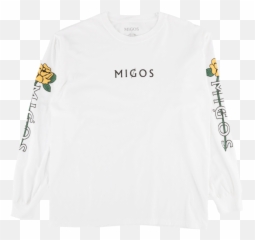 Migos Png - Longsleeved Tshirt 1411048 Vippng Long Sleeve,Migos Png