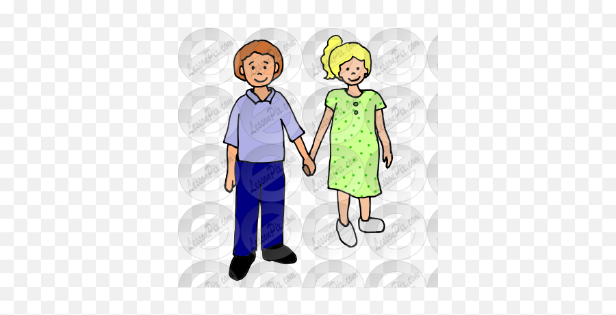 Hold Hands Picture For Classroom Therapy Use - Great Hold Holding Hands Png,Holding Hands Png