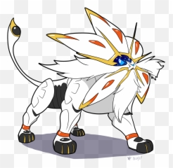Look A Solar Eclipse I Kid - Draw Solgaleo Full Png,Solgaleo Png