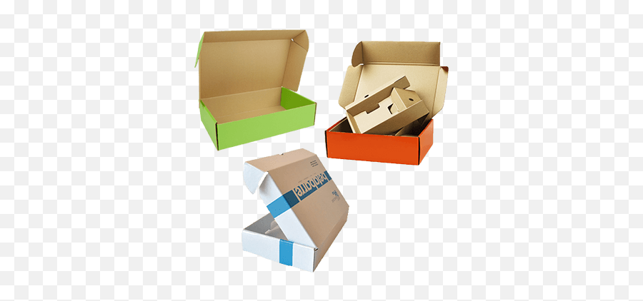 Custom Die Cut Boxes Cardboard Packaging - Custom Printed Corrugated Boxes Png,Cardboard Box Png