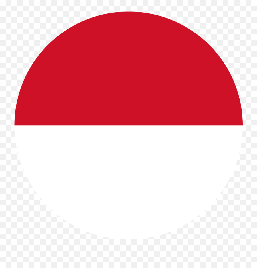 Indonesia - Flagroundlarge1 U2013 Khind Circle Of Control Png,Indonesia Flag Png