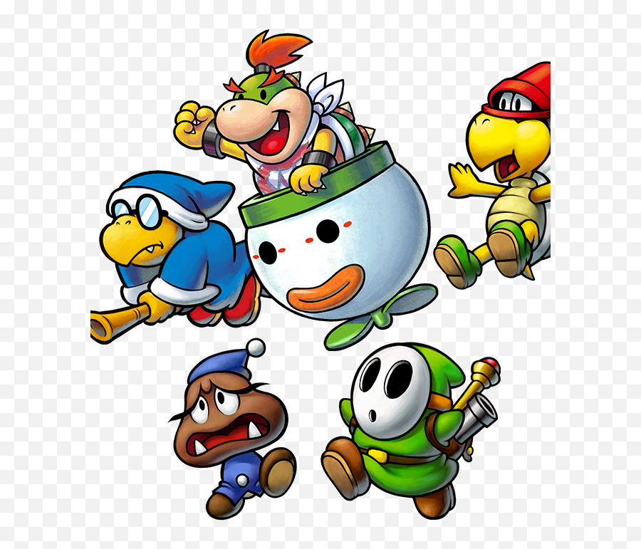 Bowser Jr - Mario And Luigi Inside Story Minions Png,Bowser Jr Png