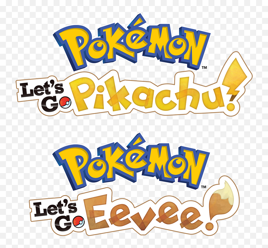 Pokemon Png Pack - Pokemon Go Pikachu And Eevee Logo Png,Pokemon Go Logo