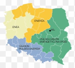 Przeksztacenia Struktury Sektora El - Internet W Polsce Mapa png