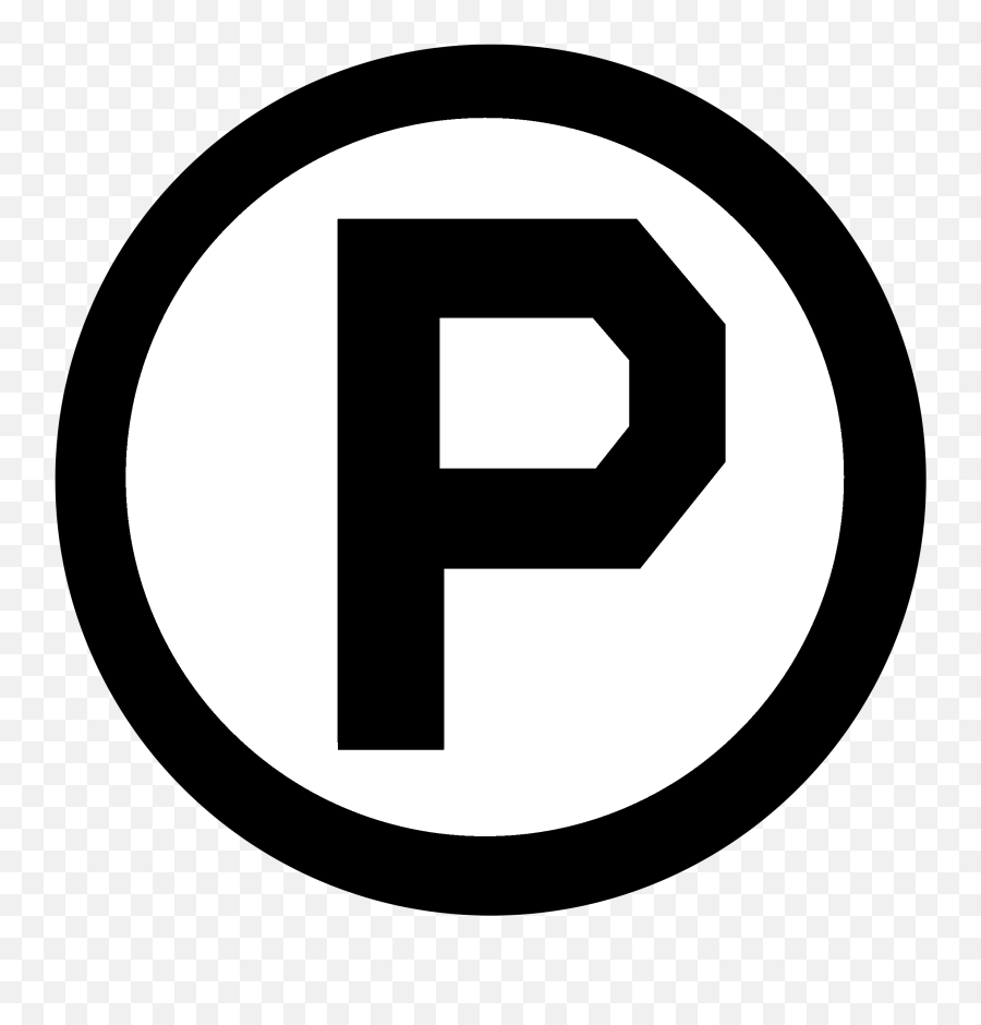 Download Hd Providence Bruins Logo Black And White - Free Parking Pictogram Png,Bruins Logo Png