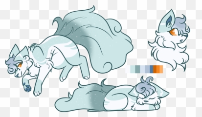 Alolan Vulpix Variation - Fictional Character Png,Vulpix Transparent