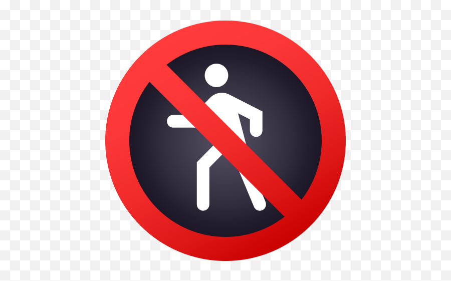 Emoji No Pedestrians To Copypaste Wprock - Don T Litter Emoji Png,Red No Sign Transparent
