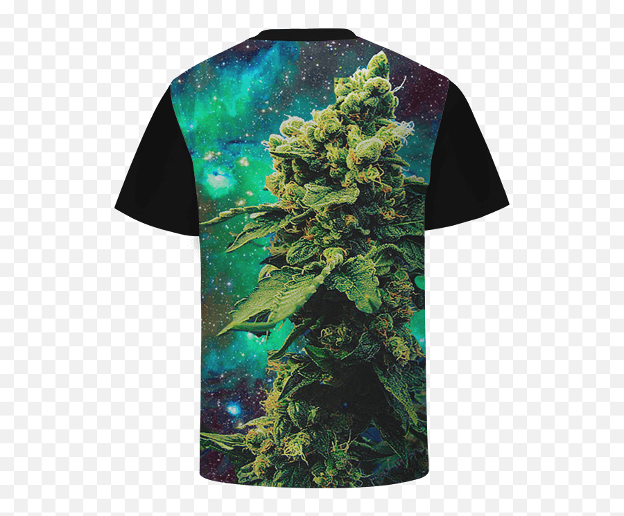 Marijuana Nuggets Kush Cannabis Indica Galaxy Black T - Shirt Short Sleeve Png,Weed Nugget Png