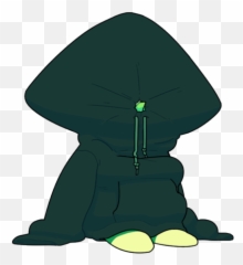 Who Could It Be Underneath That Uh Old Navy Hoodie - Steven Universe Green Spinel png