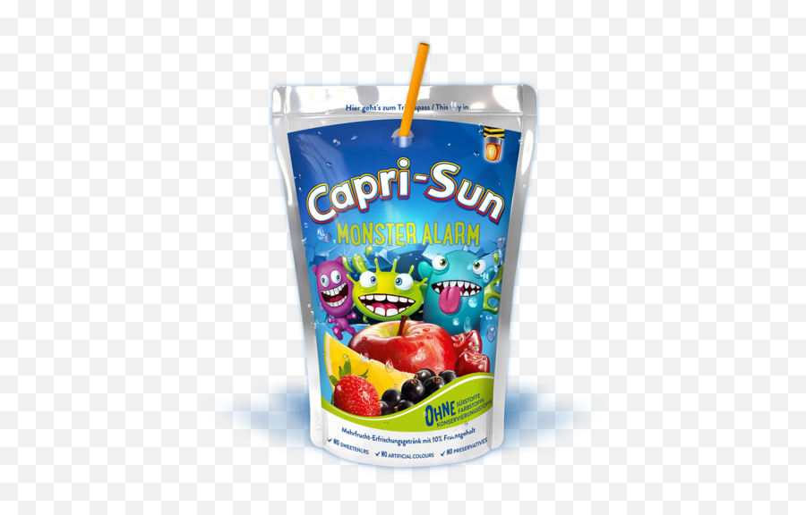 Capri Sun Png - Capri Sun Monster Alarm,Capri Sun Png