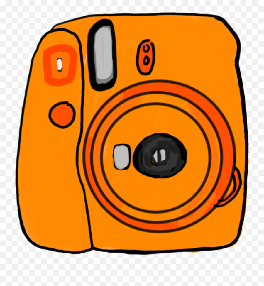 Orange Aesthetic - Digital Camera Png,Iphone Camera Icon