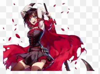 Ruby V6 Banner Artwork Transparent - Rwby Ruby Art Png,Rwby Png