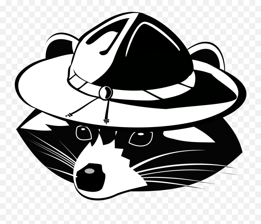 Onlinelabels Clip Art - Raccoon Scout Svg Raccoon Face Silhouette Png,Racoon Icon