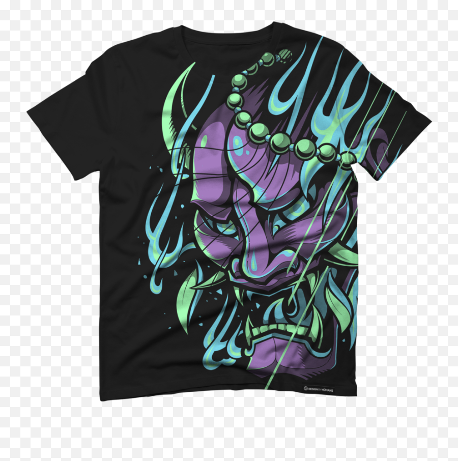 Oni Mask By Mr - Oni Mask T Shirt Design Png,Oni Png