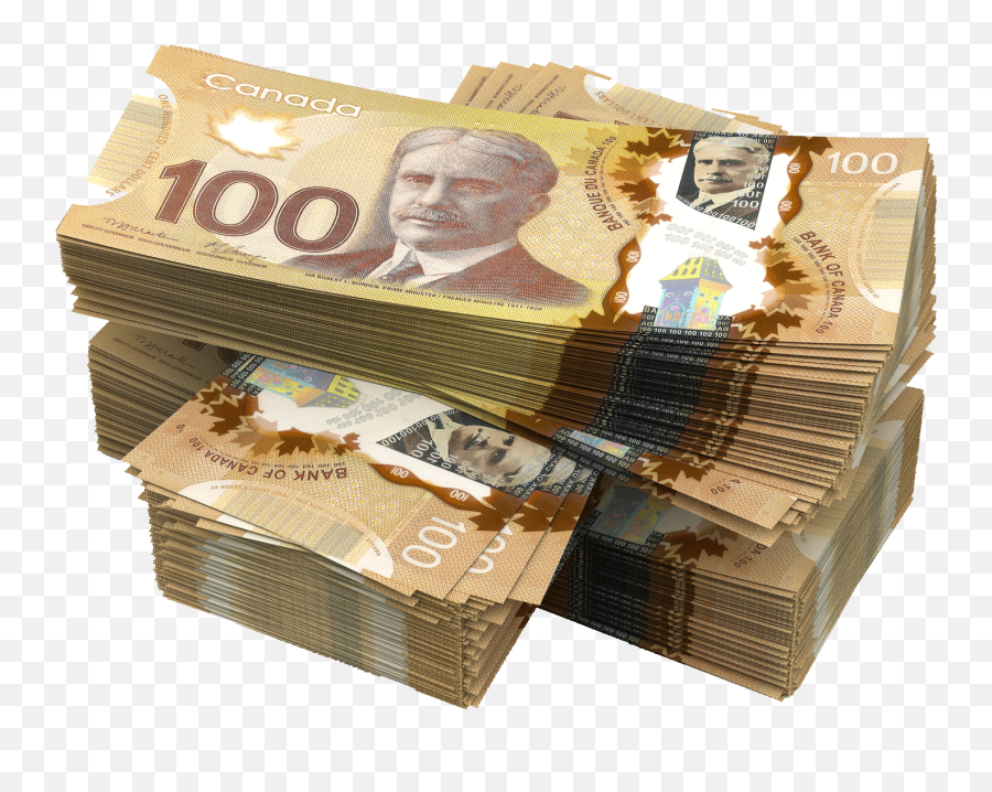 Money Canadian Transparent Png - New Canadian 100 Bill,Pile Of Money Png