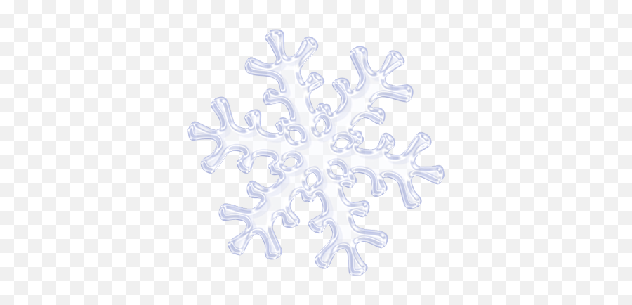 Transparent Simple Snowflake Clipart - Transparent Background Snowflakes Clipart Png,Transparent Snowflake Clipart