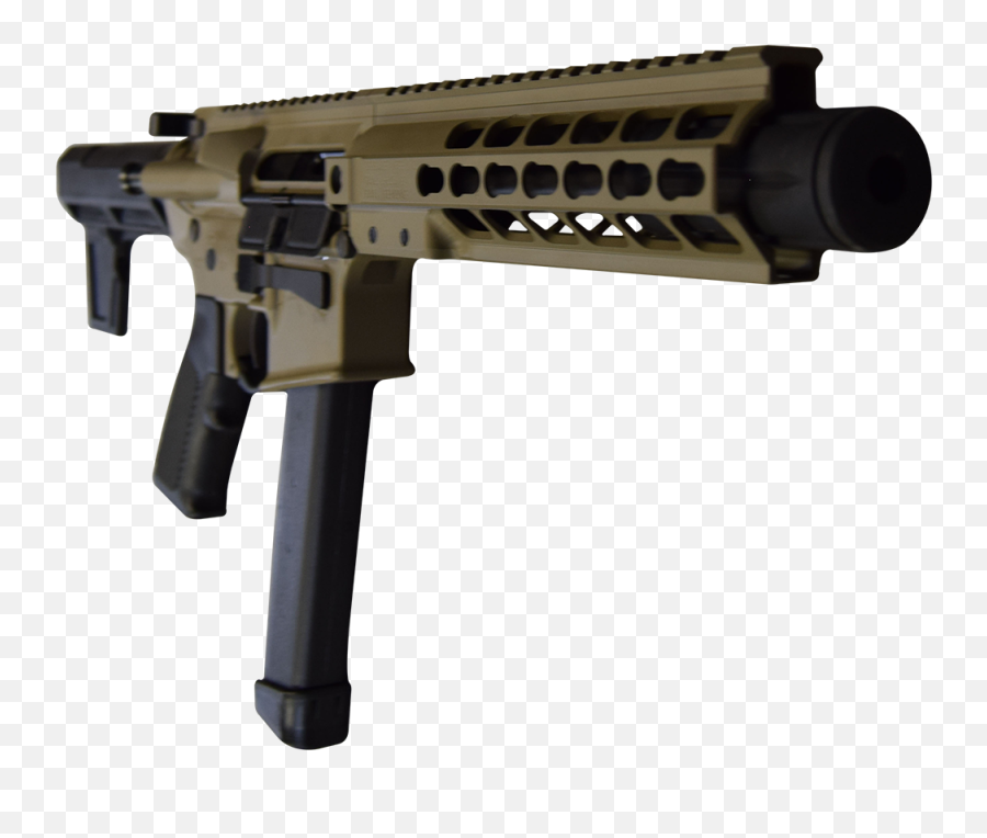 Brigade Bm - 9 Forged 9mm Ar Pistol W M2 Adjustable Kak Brace Bm9mm Ar Pistol Png,Gun Shoot Muzzle Icon