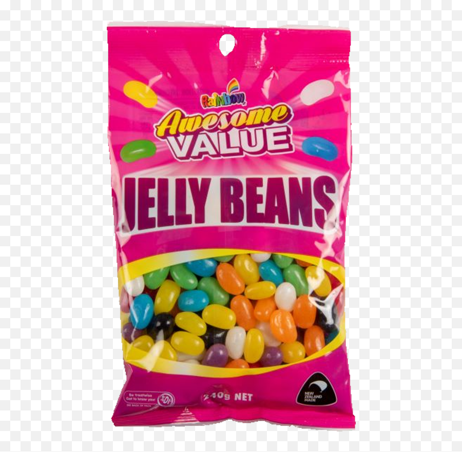 Rainbow Awesome Value Jelly Beans Confectionery 240g - Rainbow Awesome Value Jellybeans Png,Jelly Beans Png