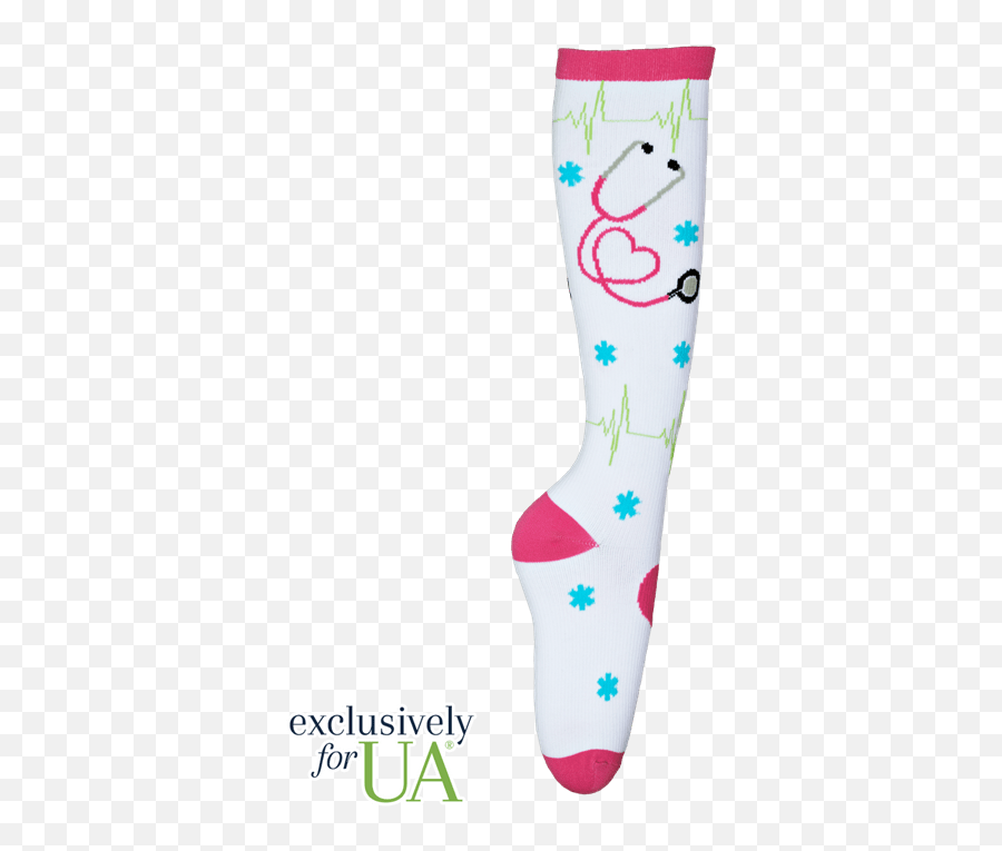 Think Medical Ua White Icons Compression Socks - One Size Na Girly Png,Ua Icon