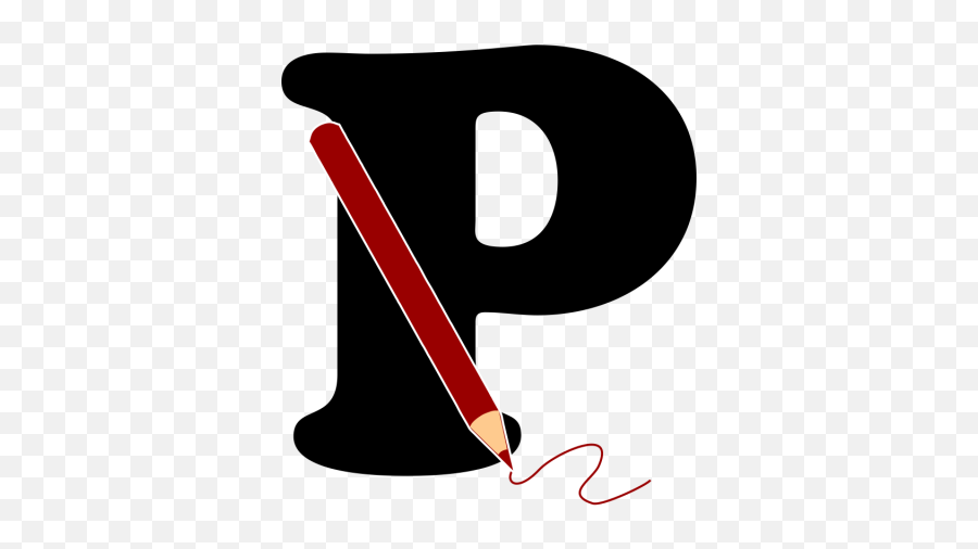 English Alphabet With Picture Letter P 26 - Dot Png,P Icon