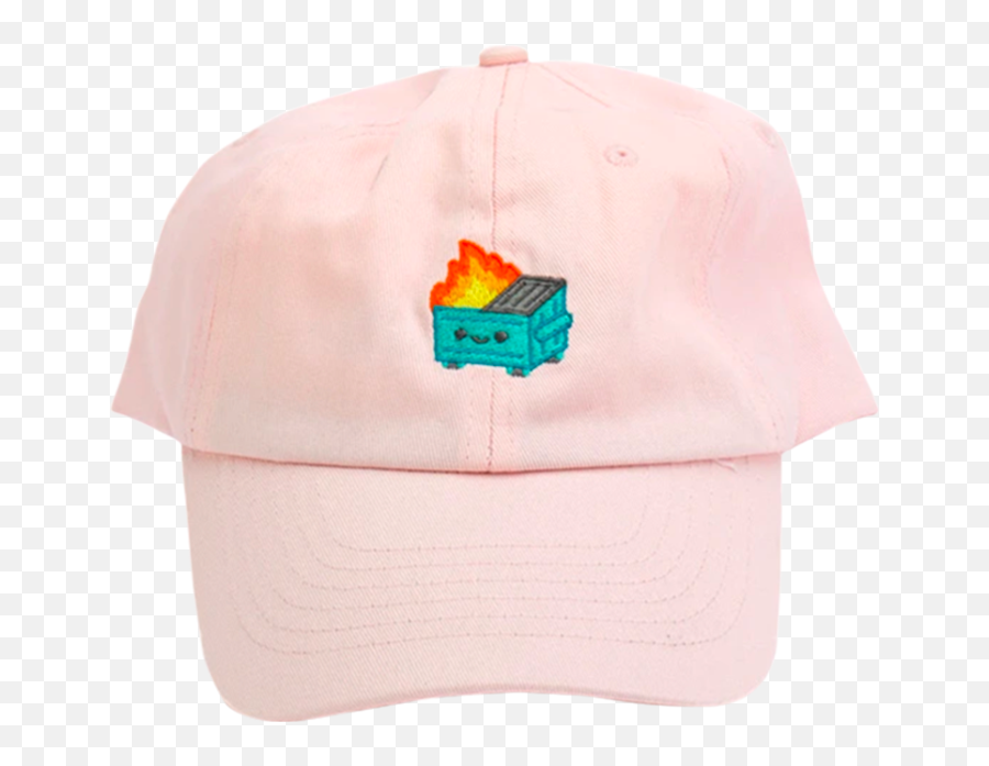 100 Soft - Dumpster Fire Pink Dad Hat Unisex Png,Dumpster Fire Icon