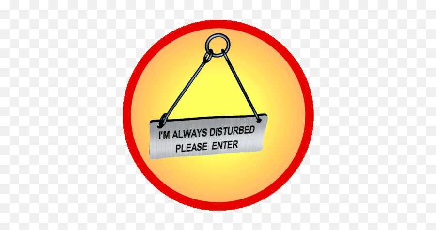 Im Disturbed Please Enter Sticker - Im Disturbed Please Png,Disturbed Icon