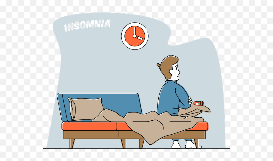 Best Premium Insomnia Disorder Problem Illustration Download - Comfort Png,Insomnia Icon