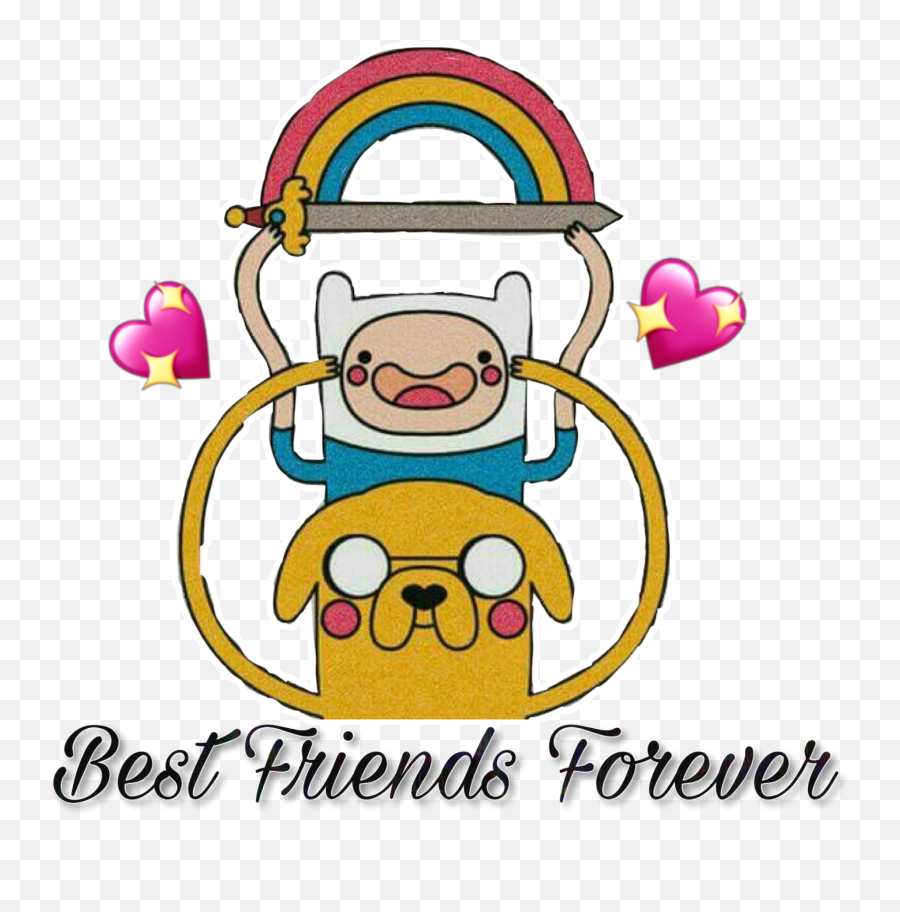 Bff Bffs4ever Bestfriend 298461614125211 By Stasasavic - Fin Ve Jack Çizimi Png,Besties Icon