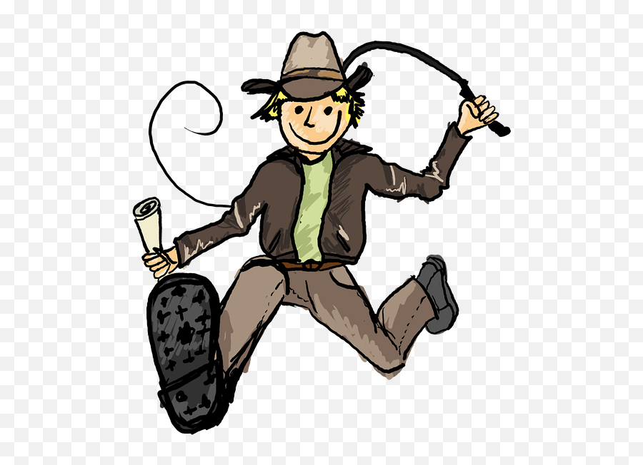 Indiana Jones Adventure - Indiana Jones Picture Cartoon Png,Indiana Jones  Png - free transparent png images 
